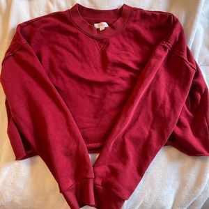 Target cropped sweatshirt